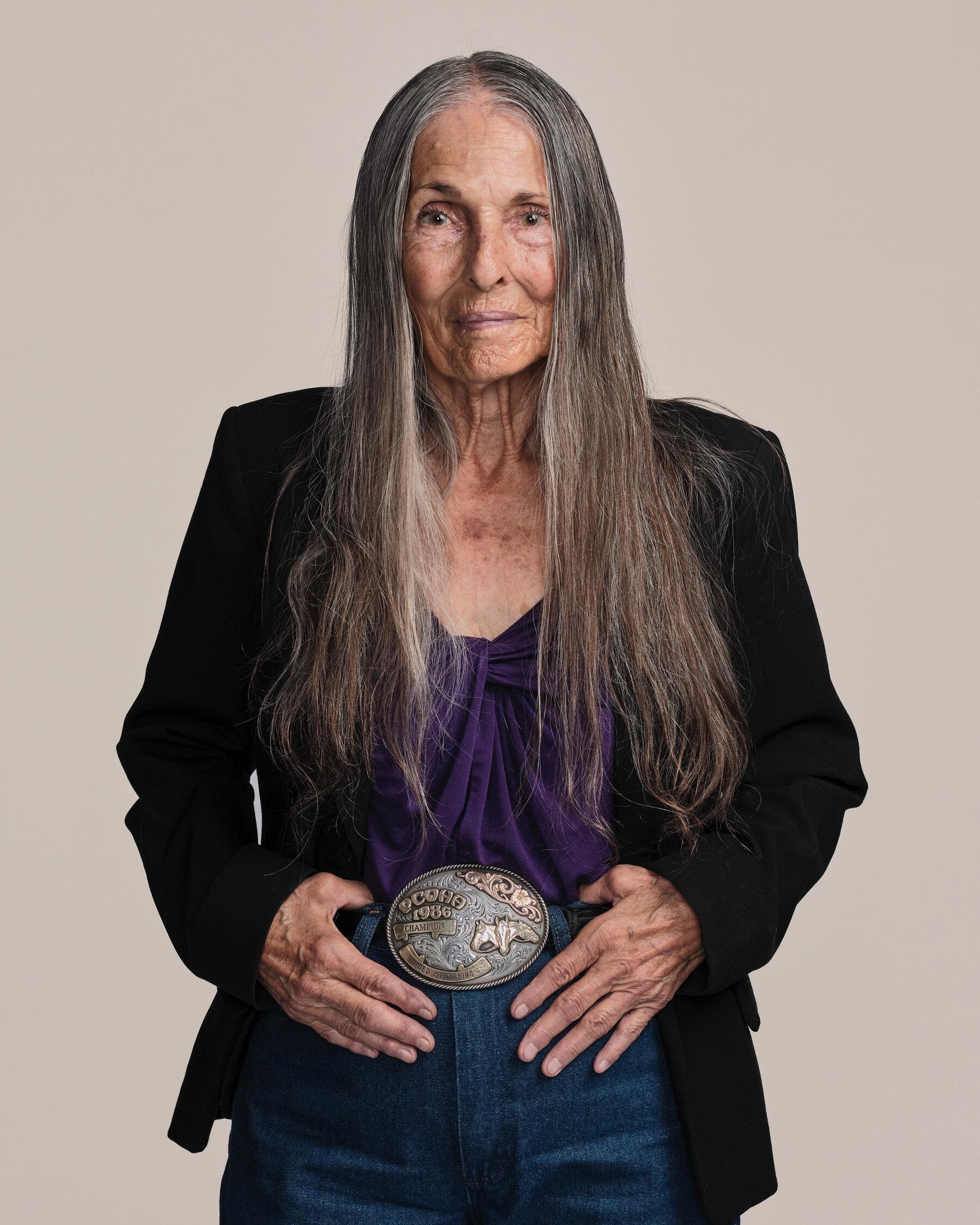 Jeanne Herman, a commissioner for Washoe County, Nev. She was one of the few local commission members nationwide to vote against certifying a Biden win in 2020.