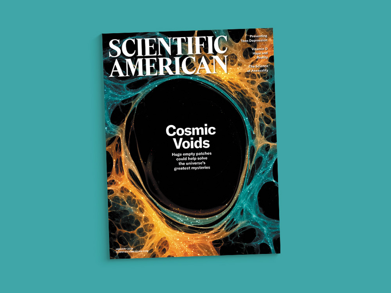 Cover of the January 2024 issue of Scientific American