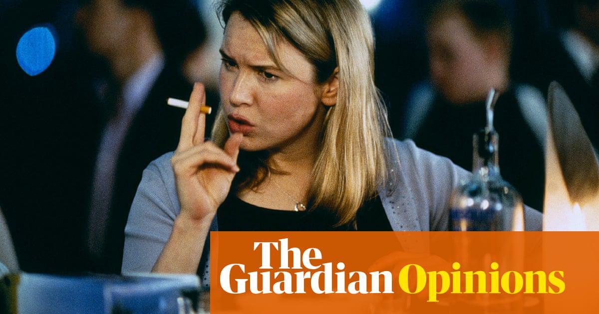 Not carefree … Renée Zellweger as Bridget Jones in 2001.