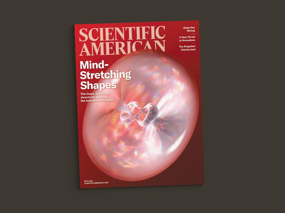 Cover of the May 2025 issue of Scientific American