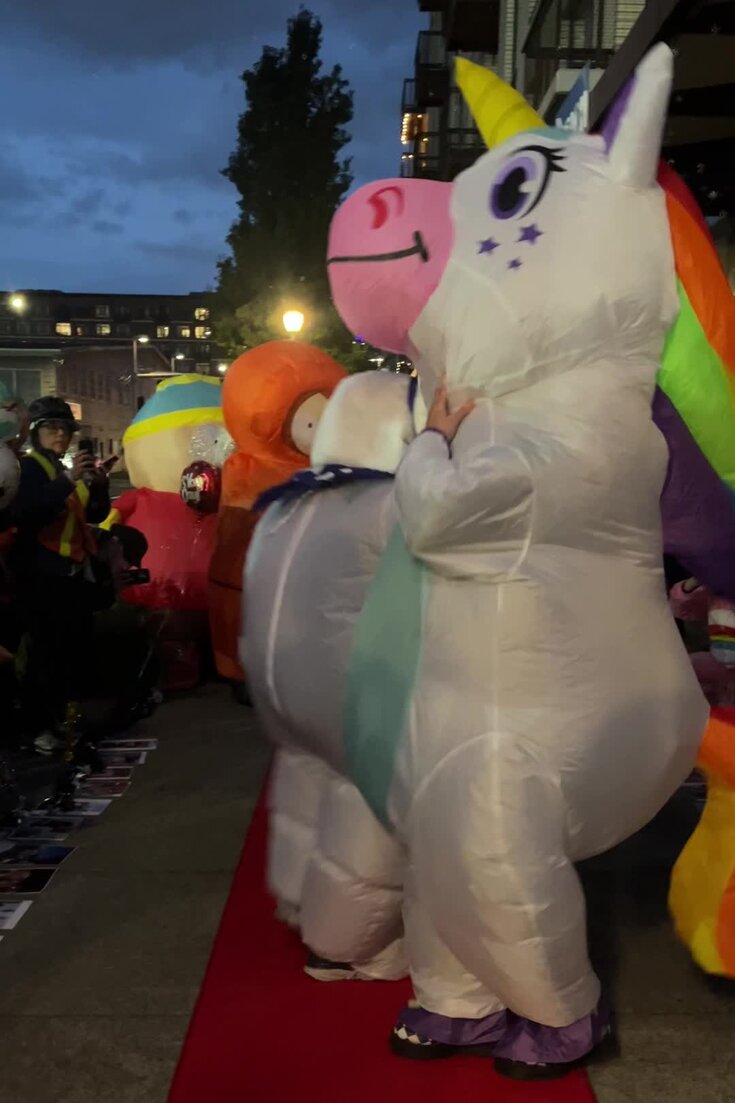 Among Portland Protests, It’s Frogs and Sharks and Bears, Oh My!