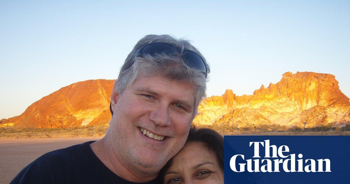 Jim and Ameeta in Rainbow Valley in the Northern Territory