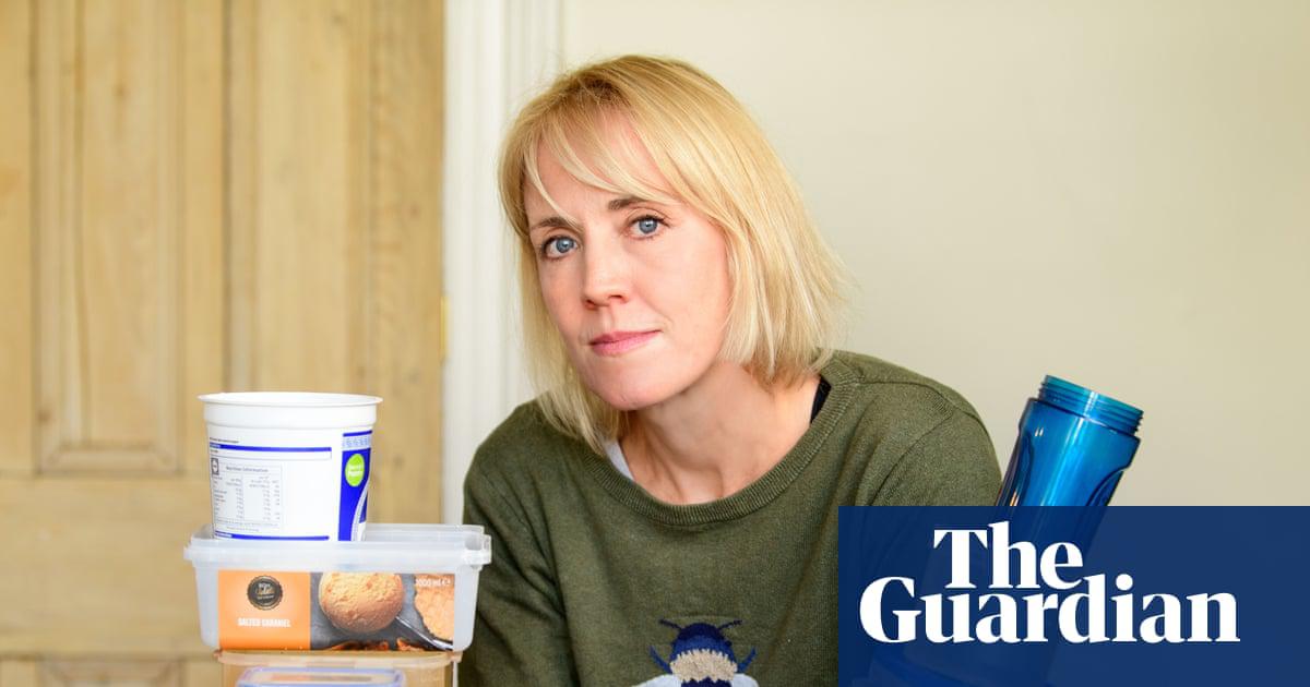 Linda Geddes with the Plastictox blood test kit. ‘It’s hard not to look around my plastic-coated life and wonder how I might start to unwrap it.’