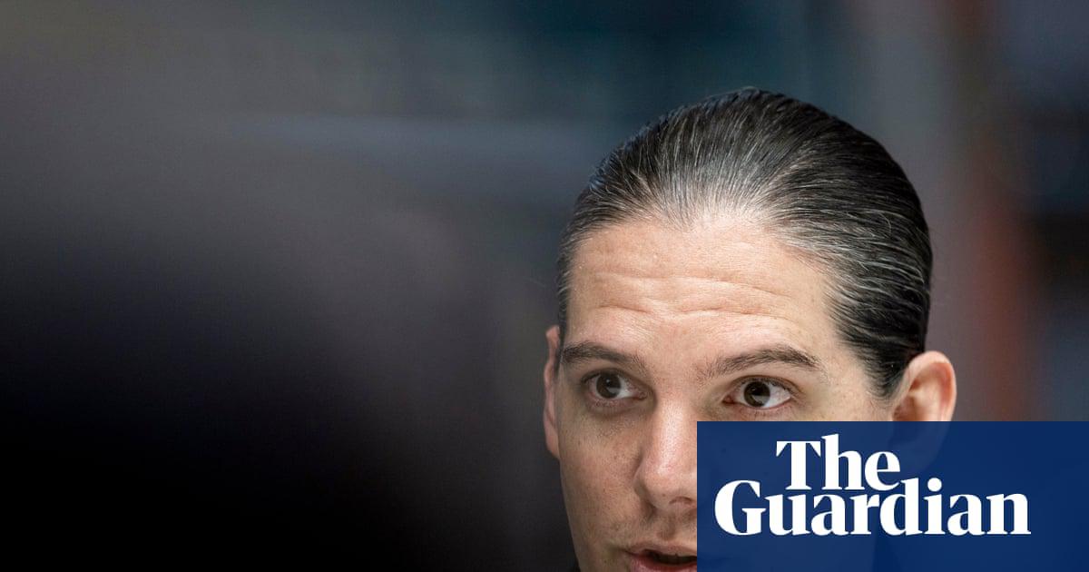 Robby Starbuck speaks in an interview in New York in March.