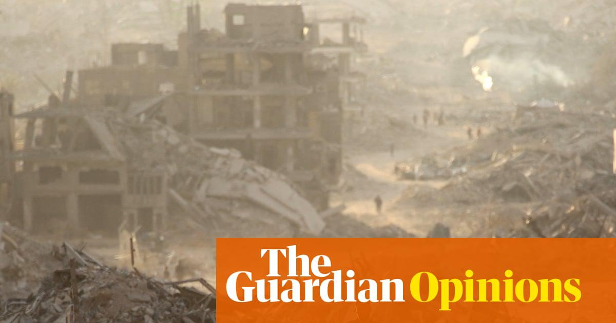 A Palestinian man in Gaza City, 12 October 2025.