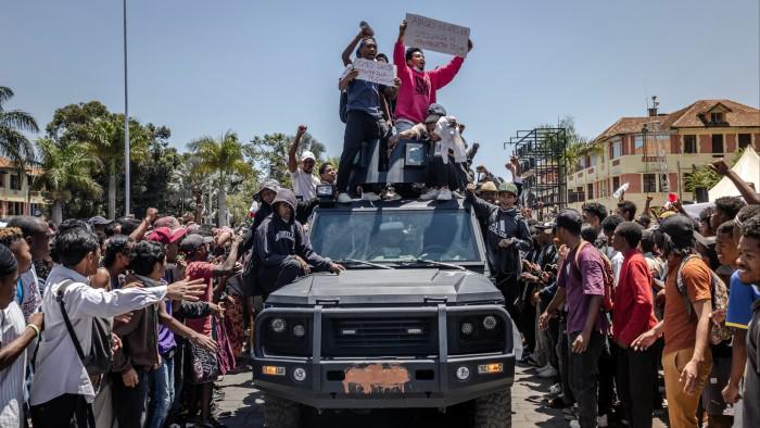 Madagascar president’s whereabouts unclear after accusing opponents of coup