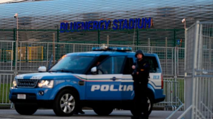 Italy deploys army ahead of Israel football match