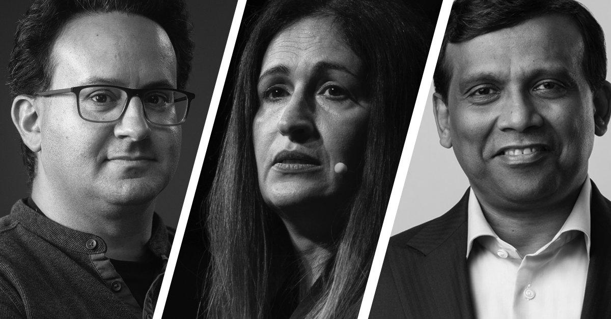 The TIME100 Impact Dinner featured a panel with Cognizant’s Ravi Kumar S, PepsiCo’s Athina Kanioura, and Anthropic’s Jared Kaplan.