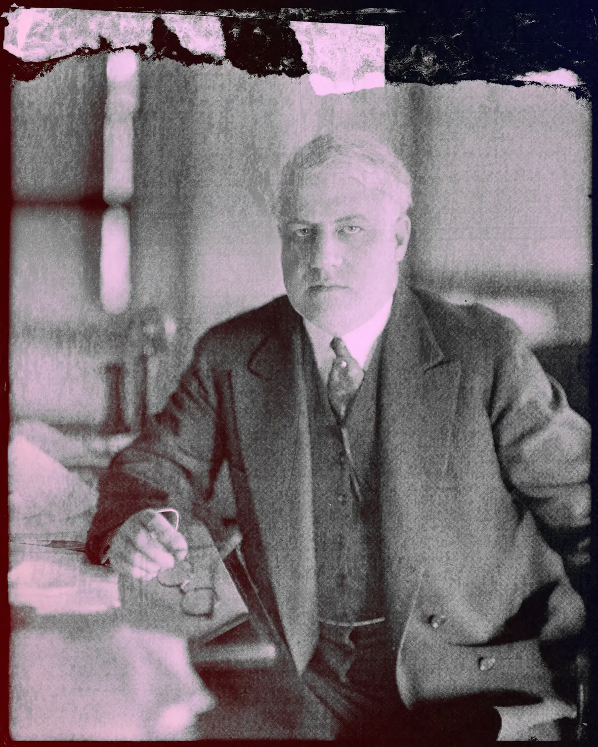 A. Mitchell Palmer, Wilson’s attorney general, who ordered the immigration raids that bear his name.