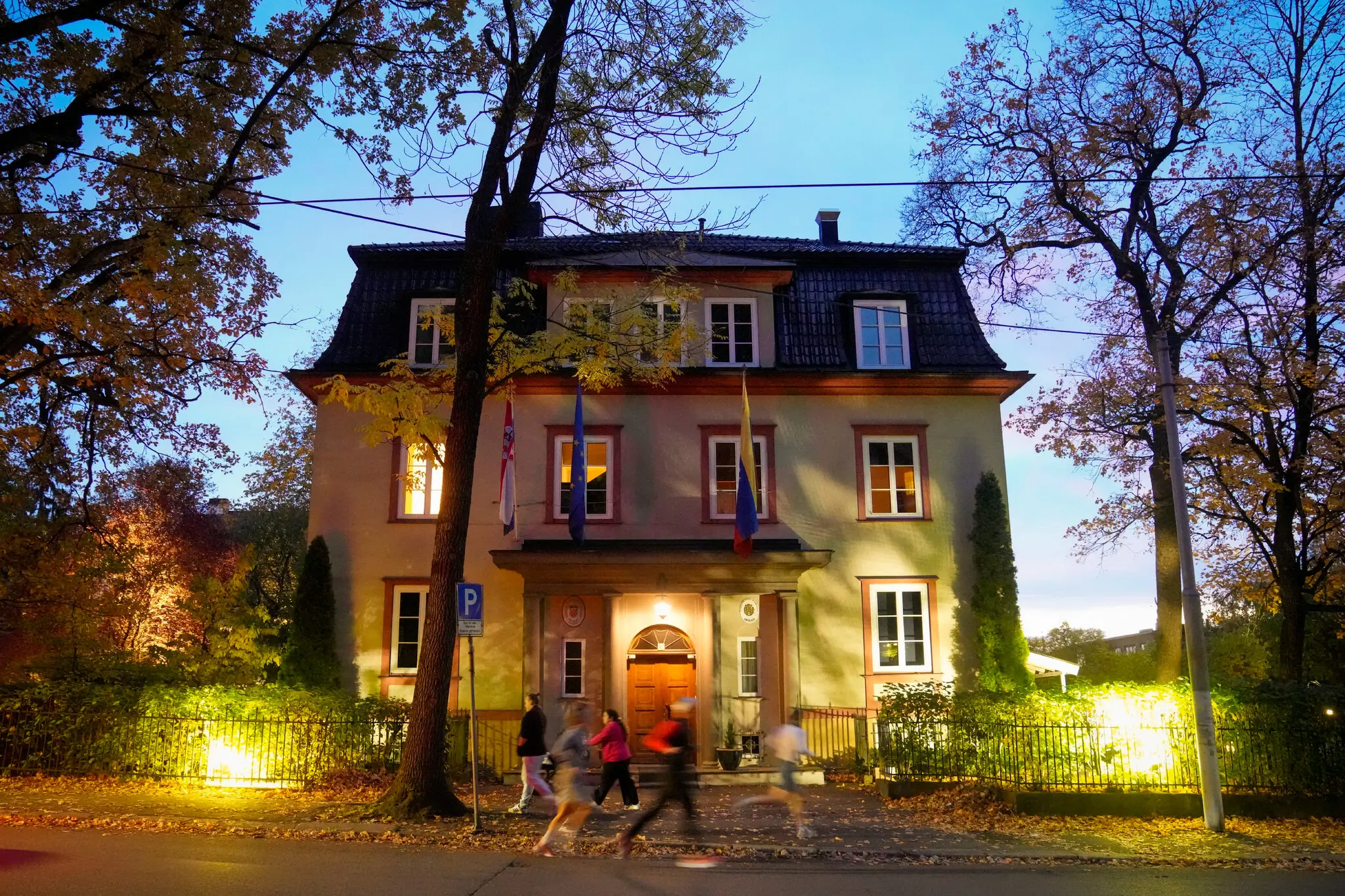 Venezuela’s Embassy in Oslo.