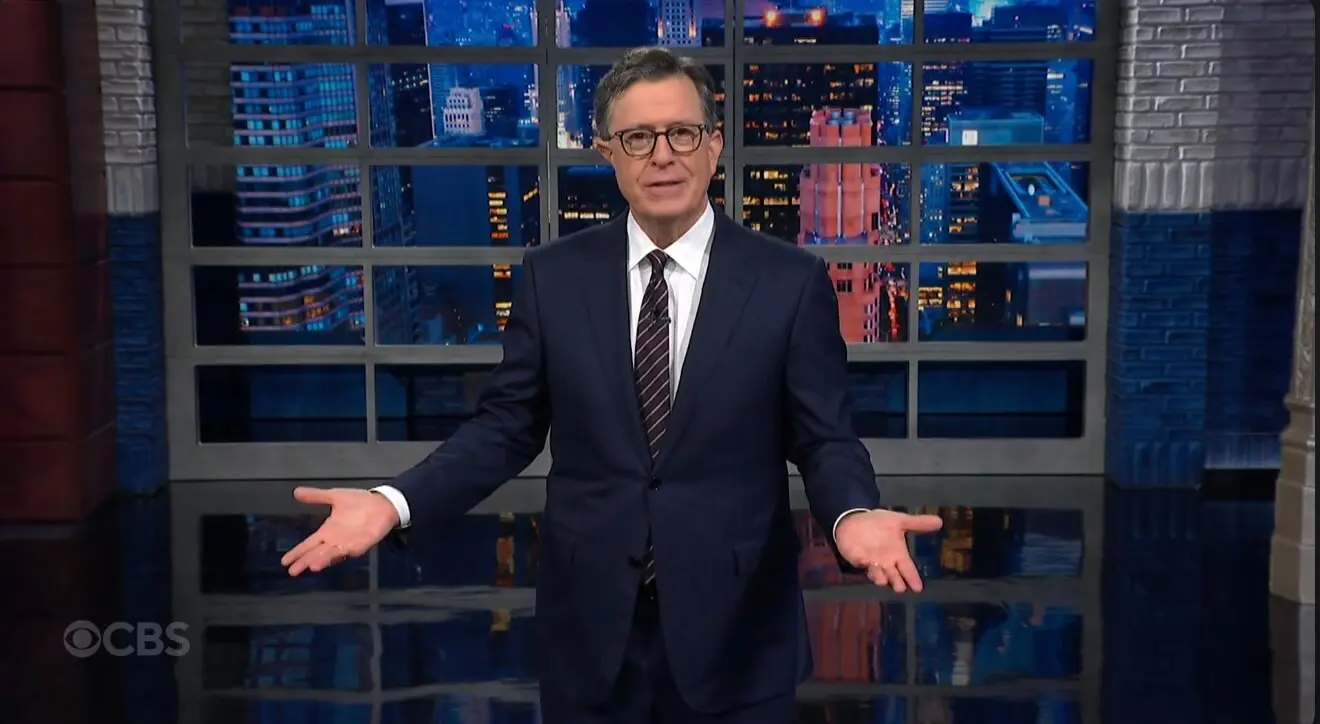 Stephen Colbert couldn’t disagree with President Trump’s assessment of the Time magazine image as “the worst of all time.”