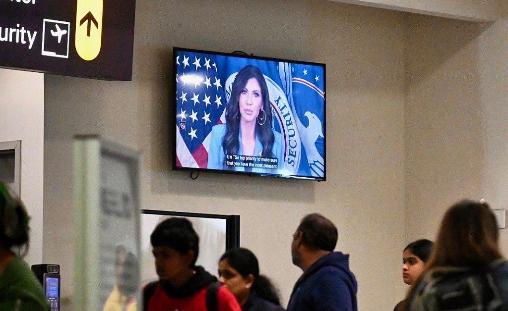A group of senators said the DHS Secretary’s airport video blaming Democrats for the shutdown is illegal.