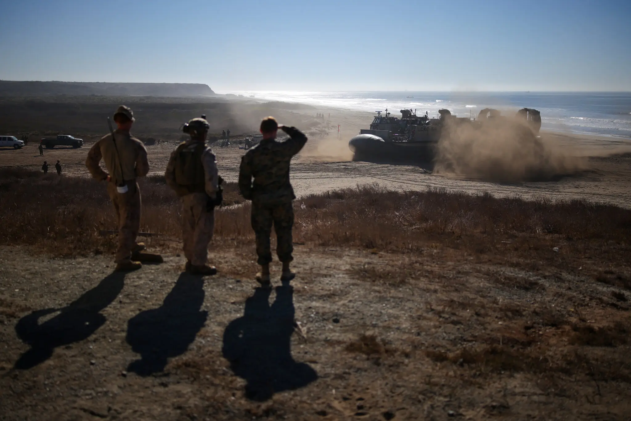 An amphibious landing training last year at Camp Pendleton, Calif.