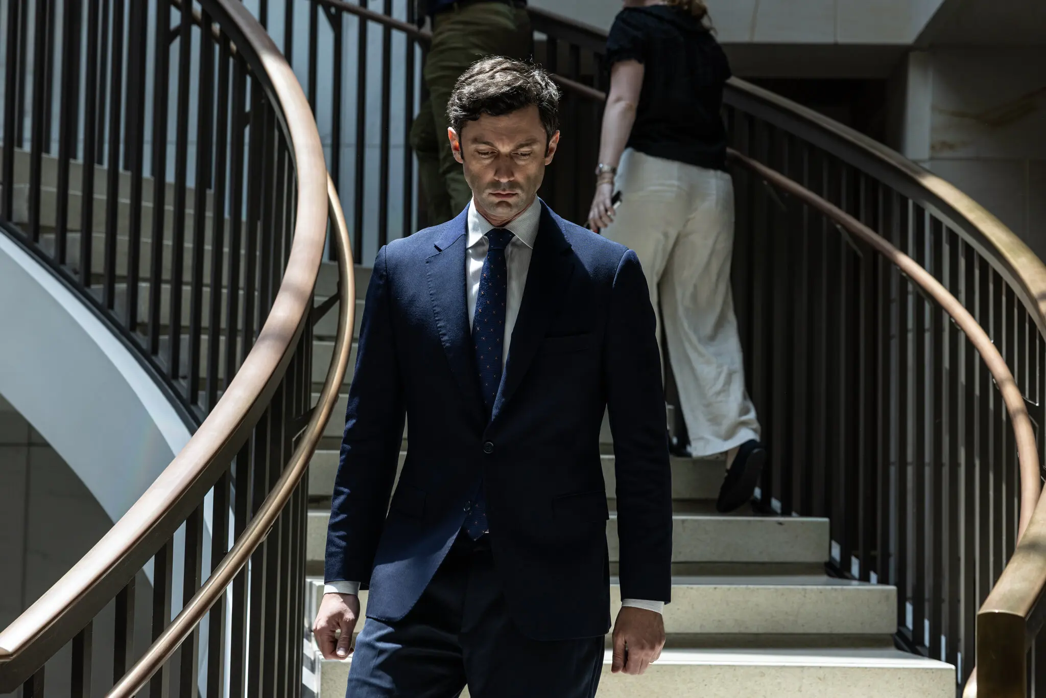Senator Jon Ossoff at the Capitol this summer.