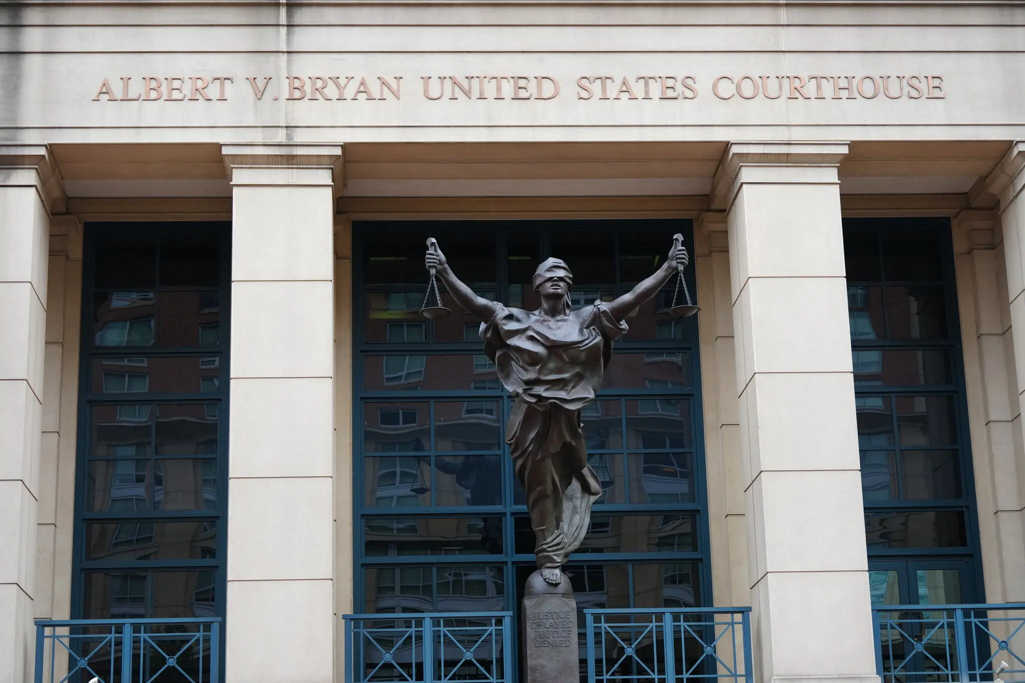 The U.S. Courthouse for the Eastern District of Virginia, in Alexandria.