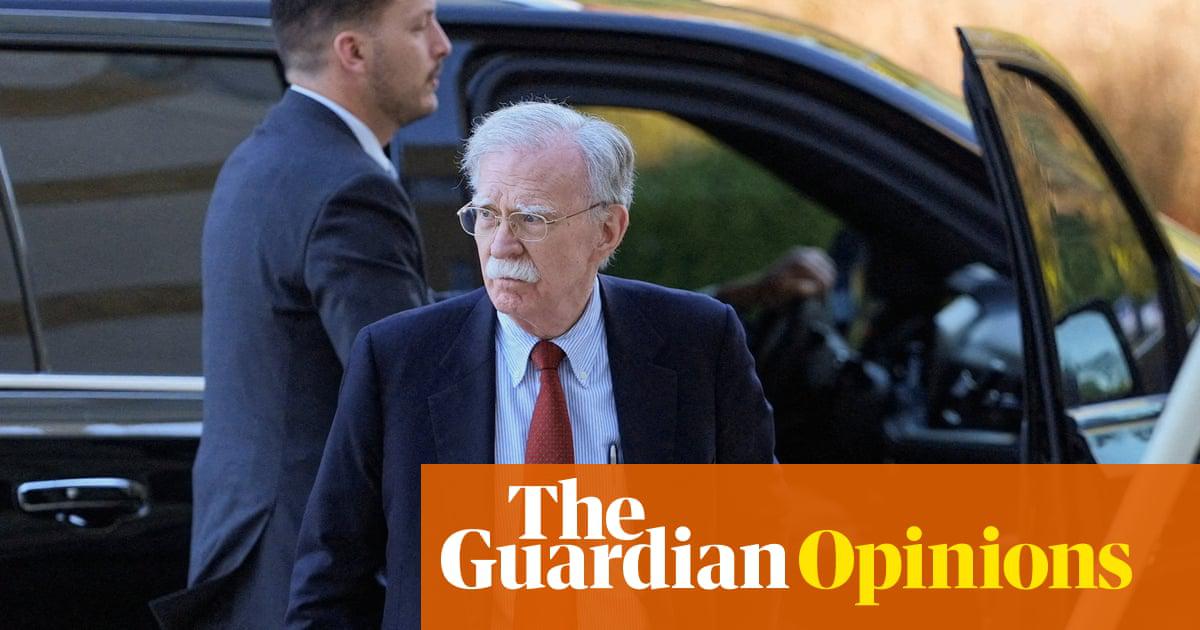 Mr Trump has repeatedly made plain his enmity for Mr Bolton [pictured arriving at court on Friday], a former national security adviser turned outspoken critic.