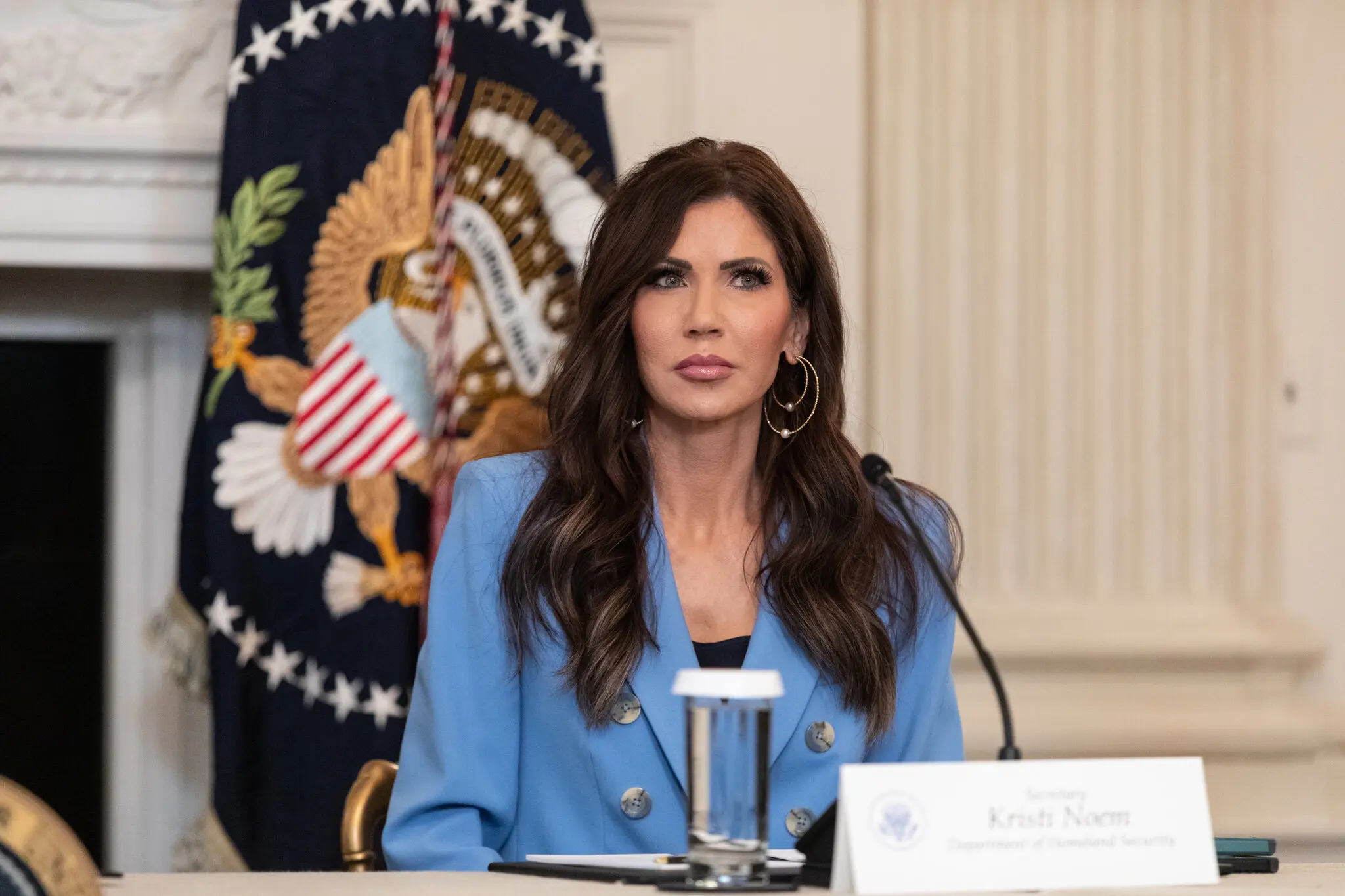 Kristi Noem, the homeland security secretary, has implemented a requirement that she personally approve any department expense over $100,000. But her own spending has come under scrutiny.