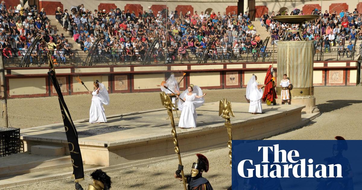 The Roman Colosseum at the Puy du Fou theme park in France. Plans for a new site in Oxfordshire have drawn objections from local people.