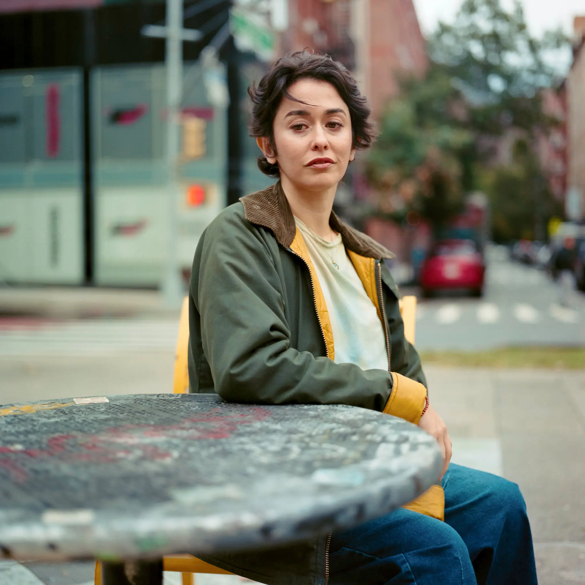 Charly Jaffe marked the release of the Israeli hostages over Israeli food with friends in Brooklyn.