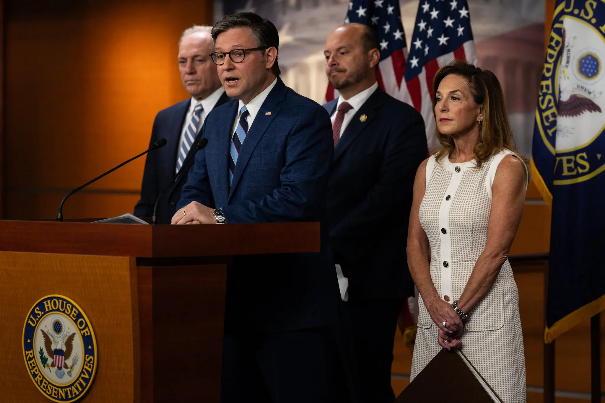 The government shutdown has forced Speaker Mike Johnson and his colleagues to defend their opposition to Obamacare tax credits that are popular across the political spectrum.