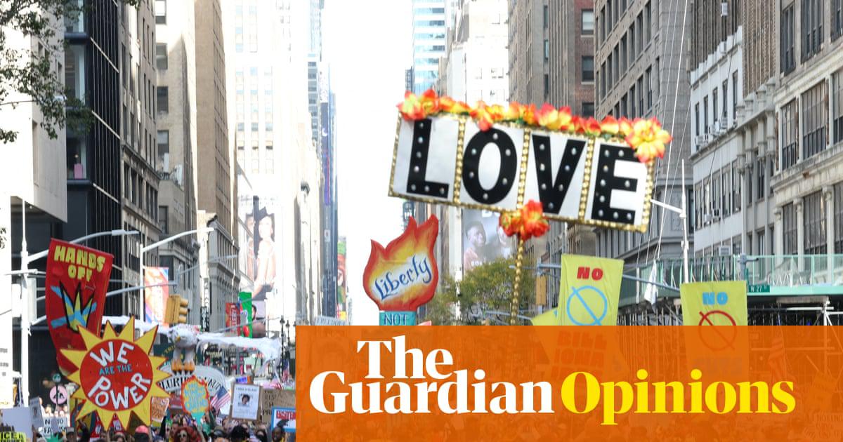 ‘In the densely packed streets of cities from New York to Austin … the massive protests took on a tone of jubilant contempt.’