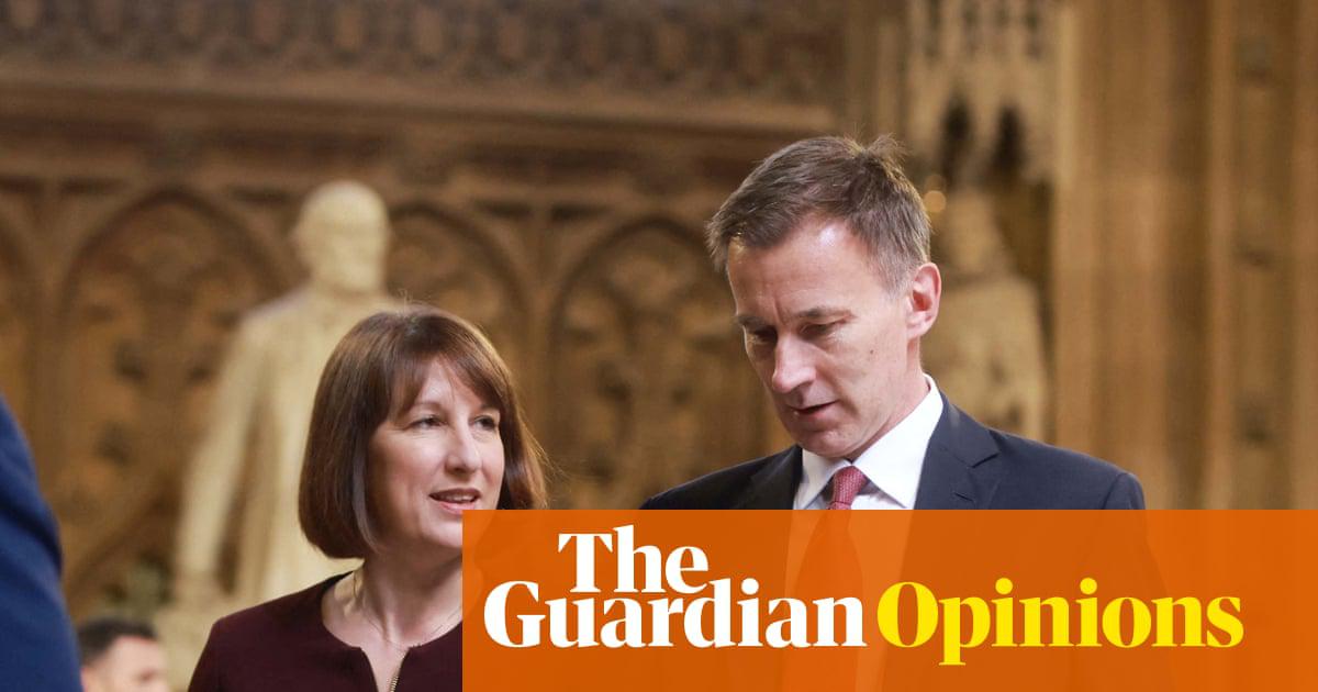 Rachel Reeves and Jeremy Hunt at the state opening of parliament, London, 17 July 2024.