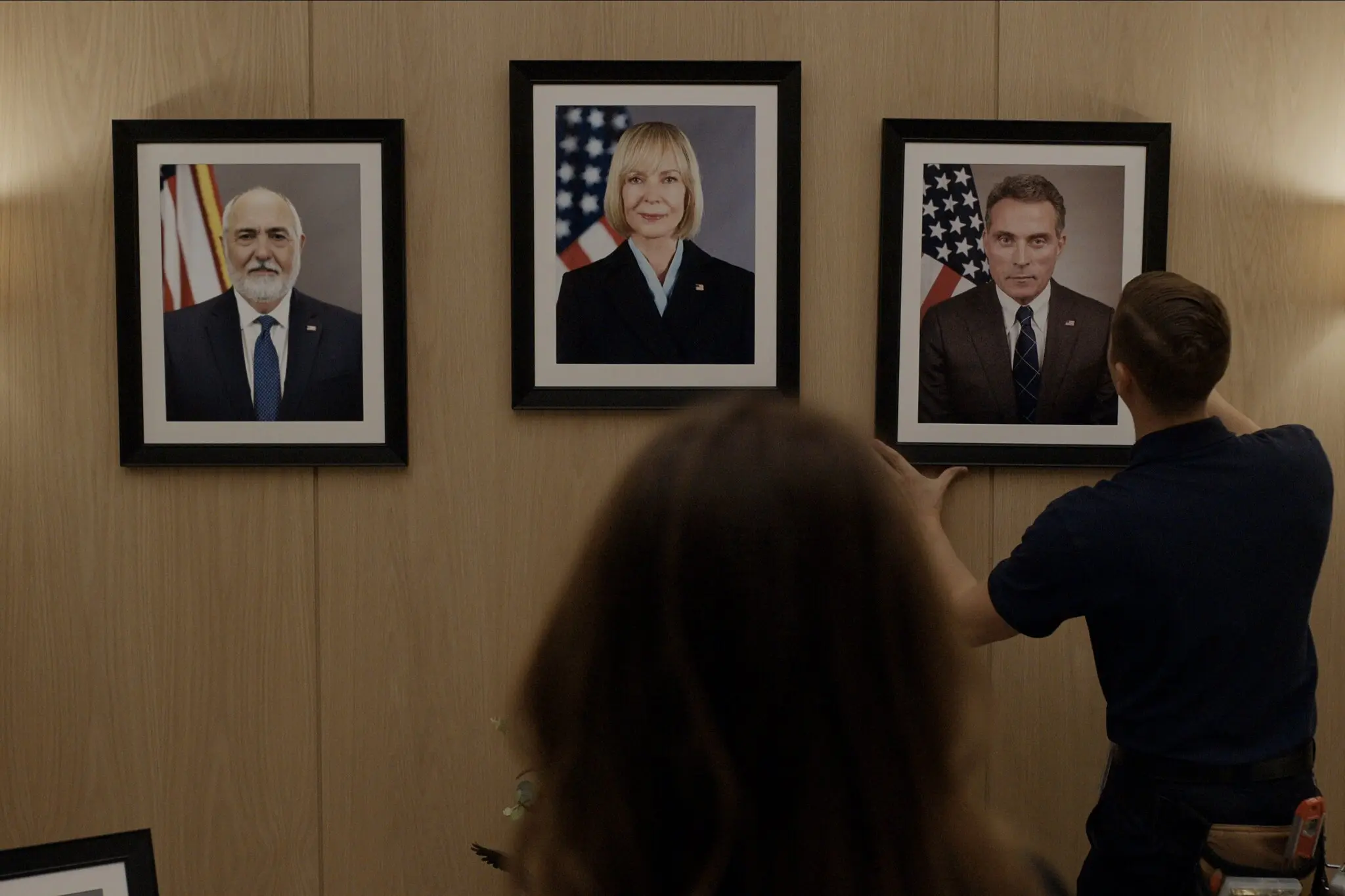 Allison Janney as President Grace Penn, takes her place at the top of the executive pyramid in “The Diplomat.”