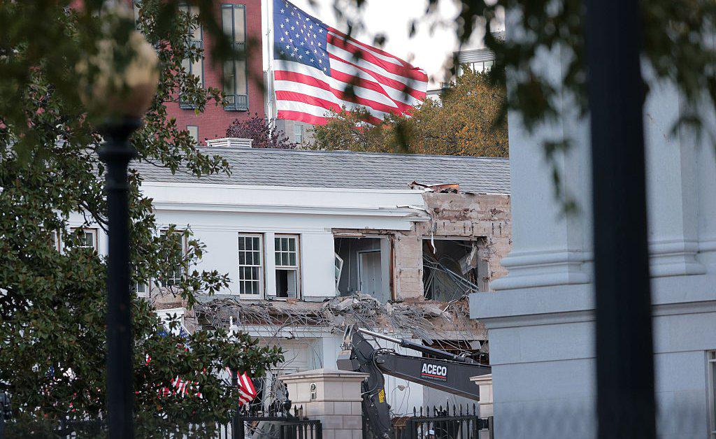 Demolition is underway on the White House East Wing as construction has begun on Trump's planned $250 million ballroom.