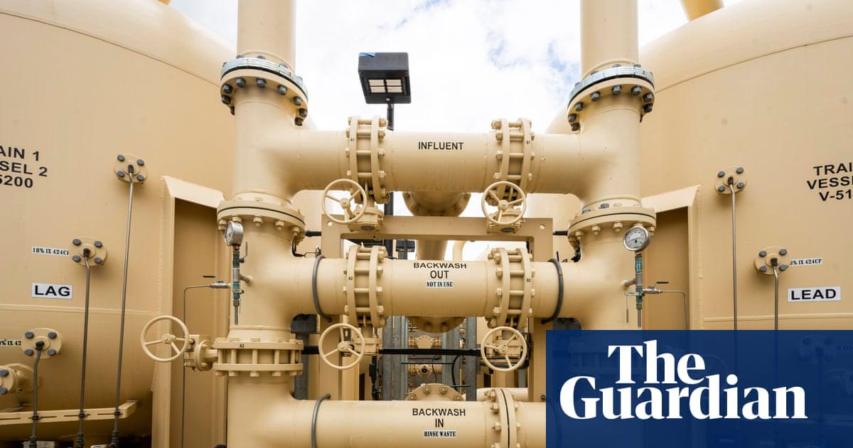 A PFAS water treatment plant in Villa Park, California.