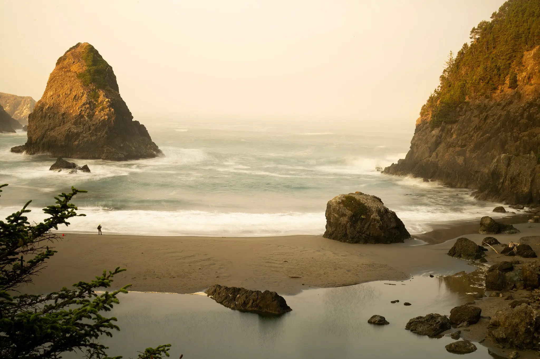 Whaleshead Beach, one of the many sights along scenic Highway 101 between Brookings and Gold Beach, Ore.