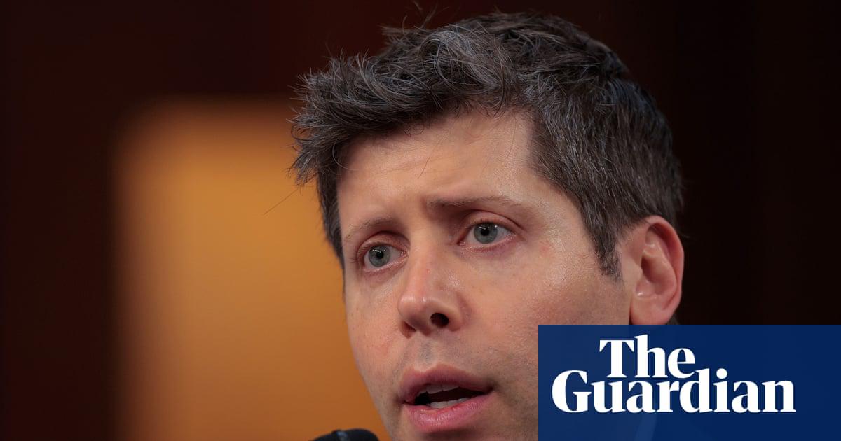 OpenAI’s CEO, Sam Altman, testifies on Capitol Hill in Washington DC on 8 May.