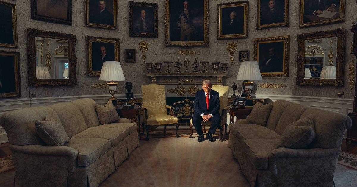 In an interview with TIME, Trump says this regional reset would be impossible without one essential ingredient: himself