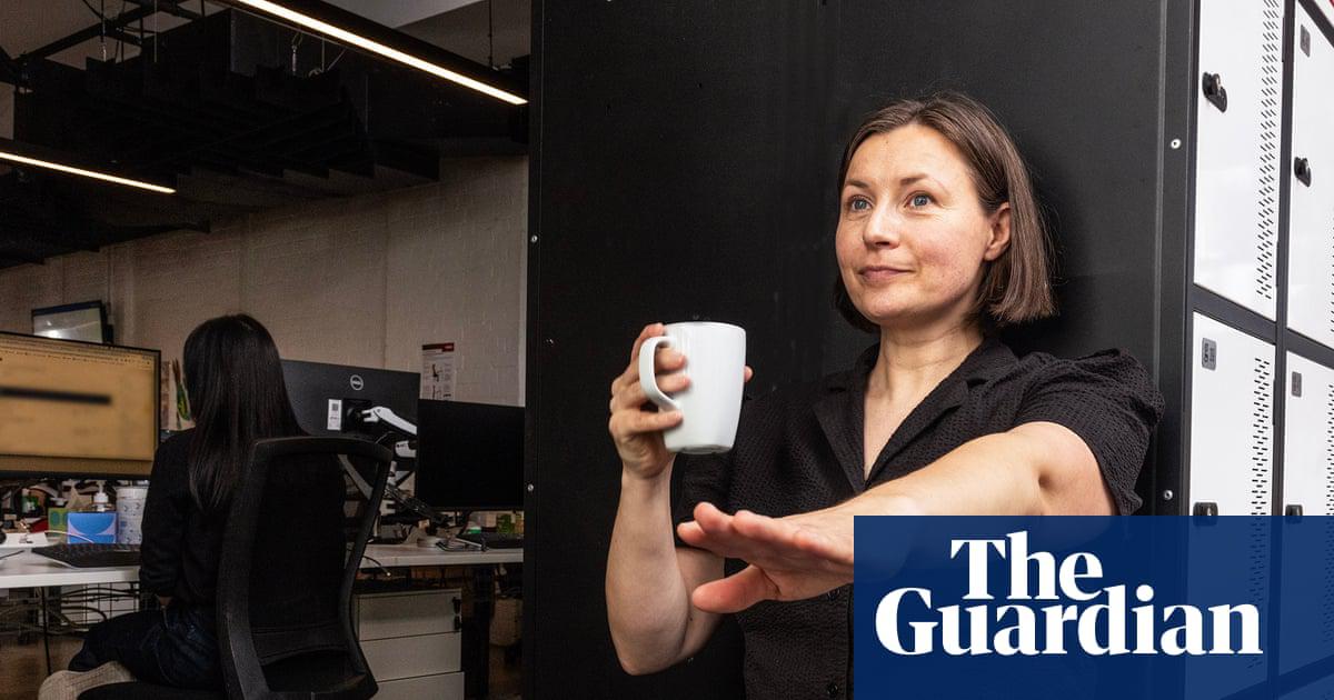 Emma Joyce wall sits against the office lockers: ‘How hard could it be?’