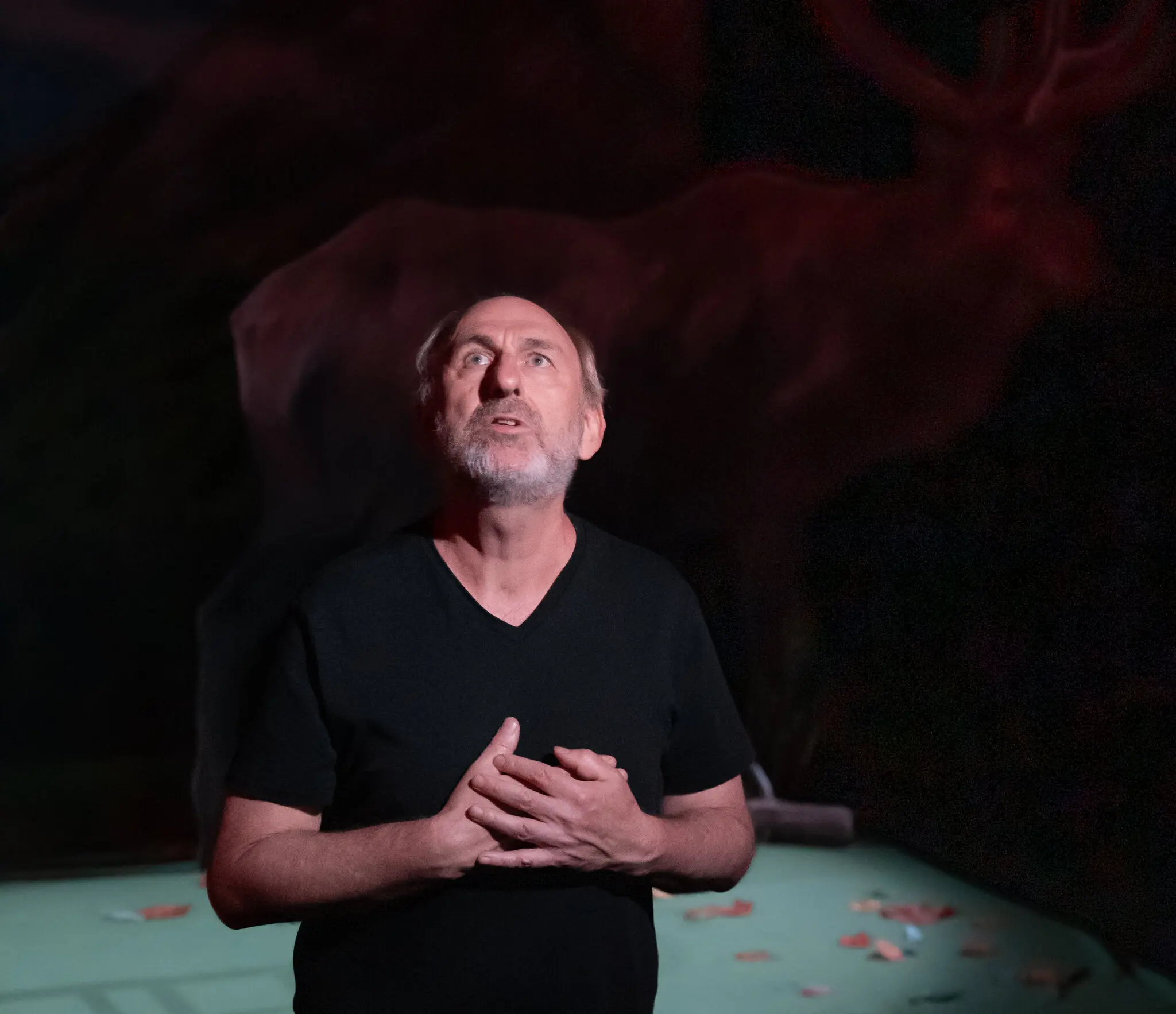 David Cale plays every part in “Blue Cowboy” at the Bushwick Starr in Brooklyn.