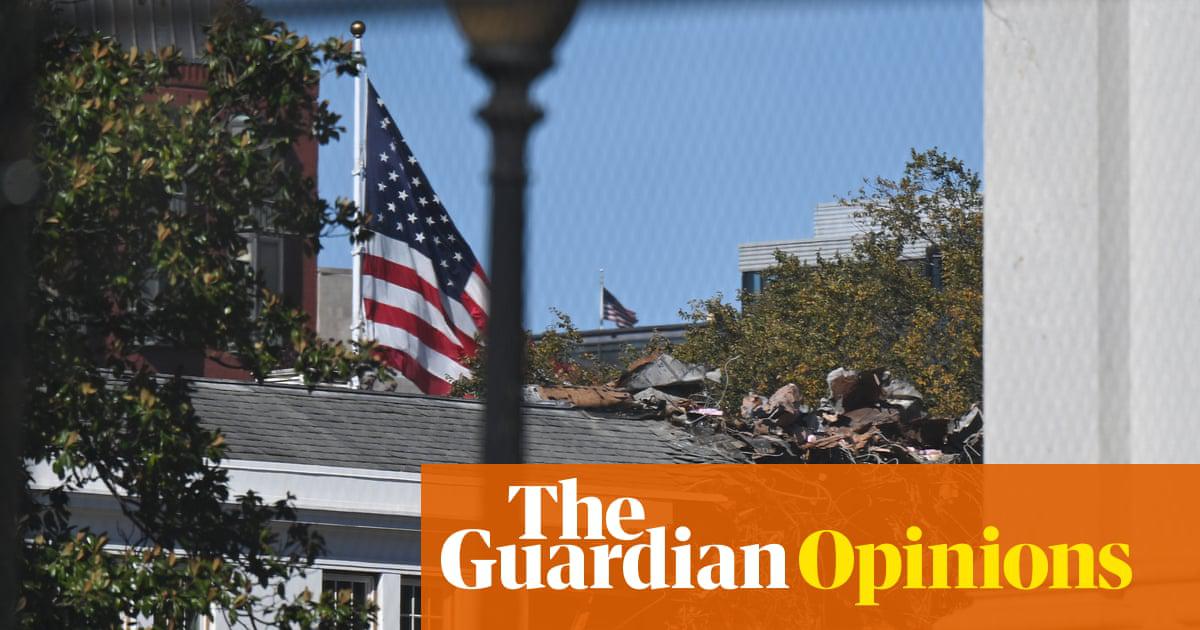 The East Wing of the White House after the start of demolition work, Washington DC, 21 October 2025.