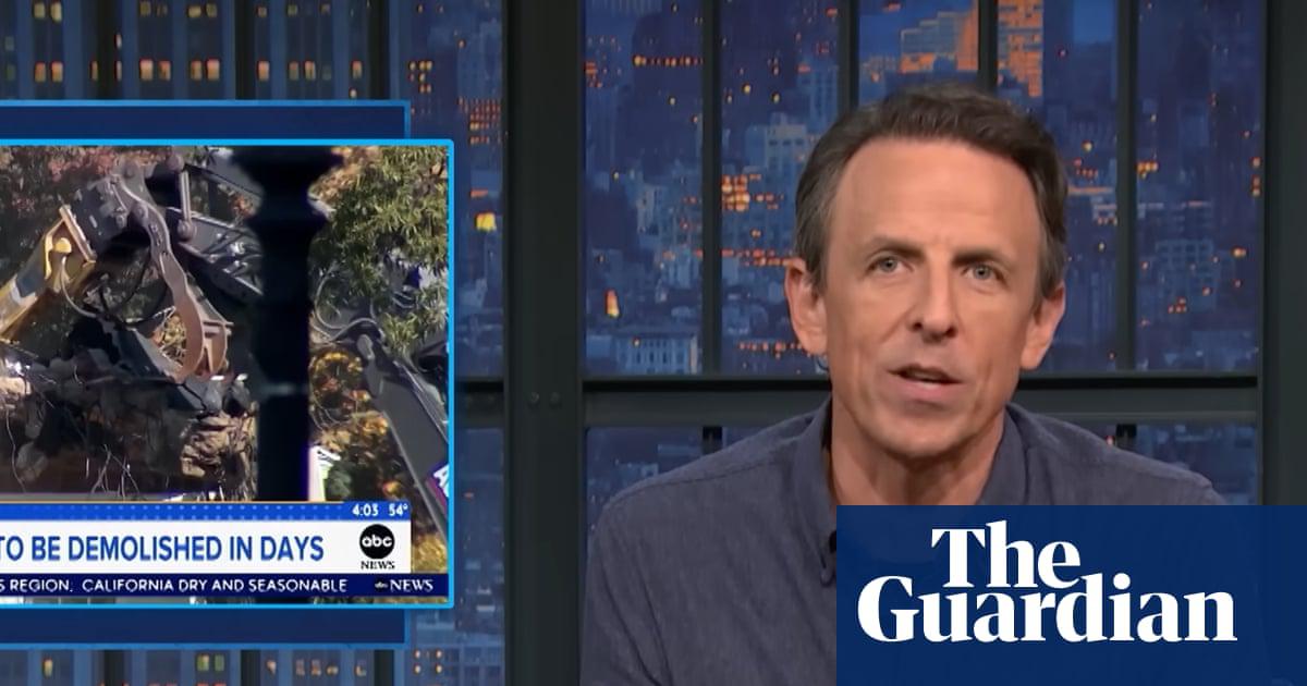 Seth Meyers on Trump: ‘Demolishing the White House to build himself a gilded vanity project.’