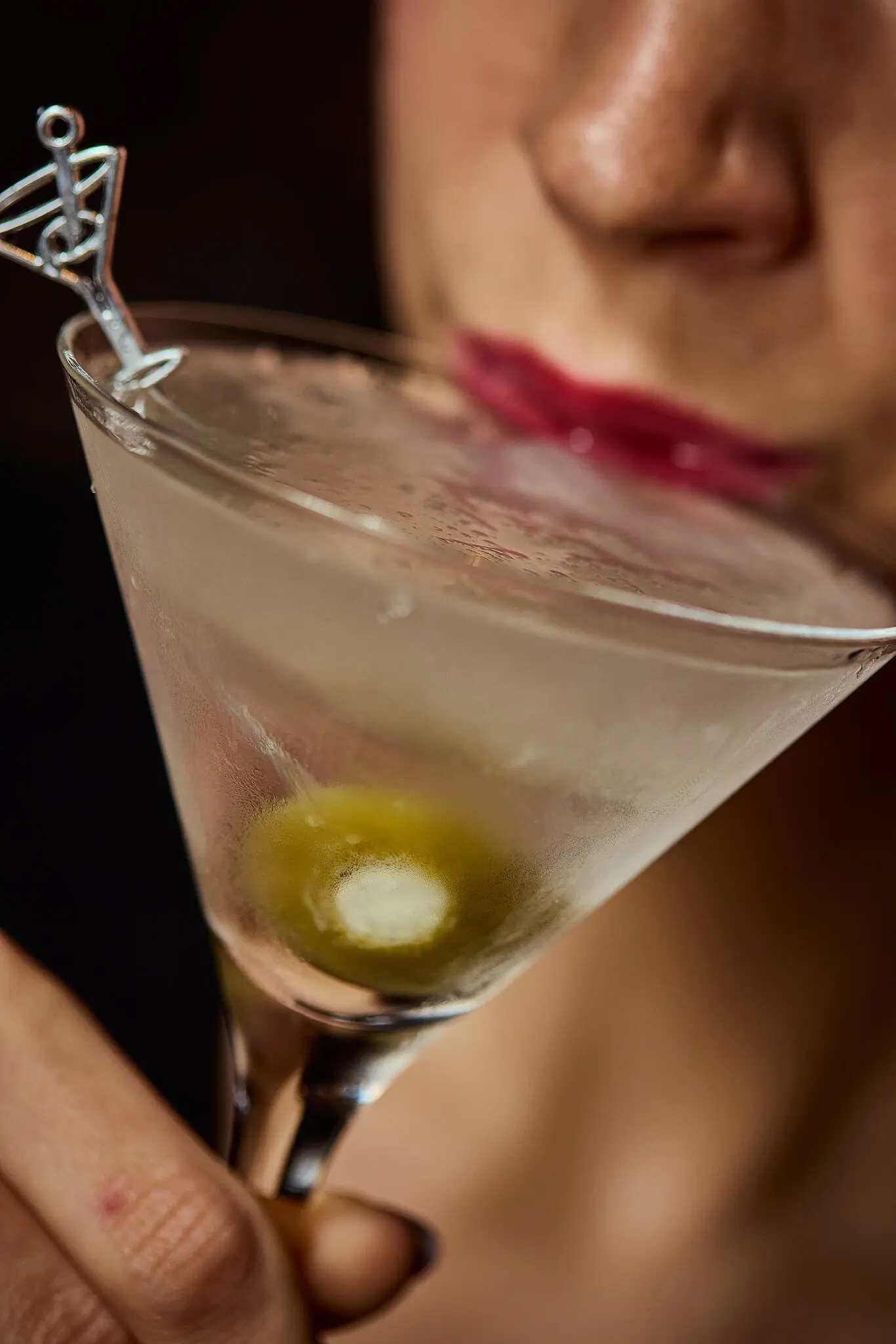 The brine that dirties the martini at Gus’ Sip & Dip in Chicago is made by blending Spanish olives with vinegar, MSG and malic and citric acids for a concentrated brine flavor.