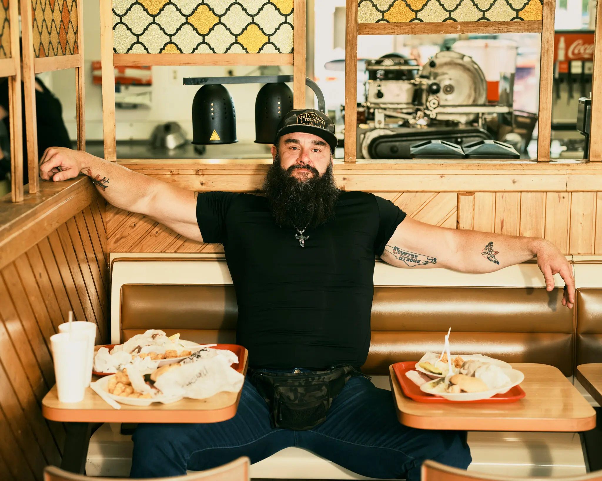 Braun Strowman, whose given name is Adam Scherr, has left pro wrestling and is trying his hand at food television.