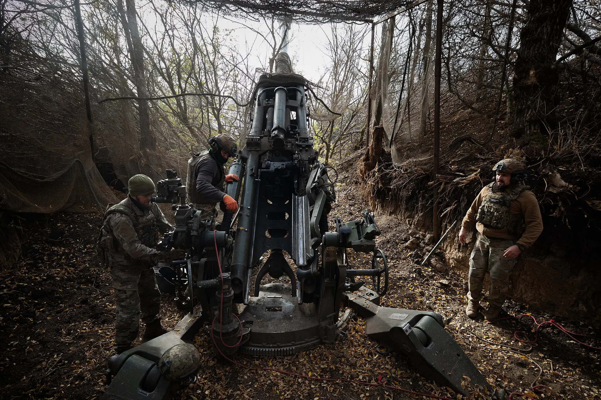 Ukrainians firing at Russian targets this month in the Zaporizhzhia region. With cold weather setting in, the emphasis is expected to shift away from the battlefield.