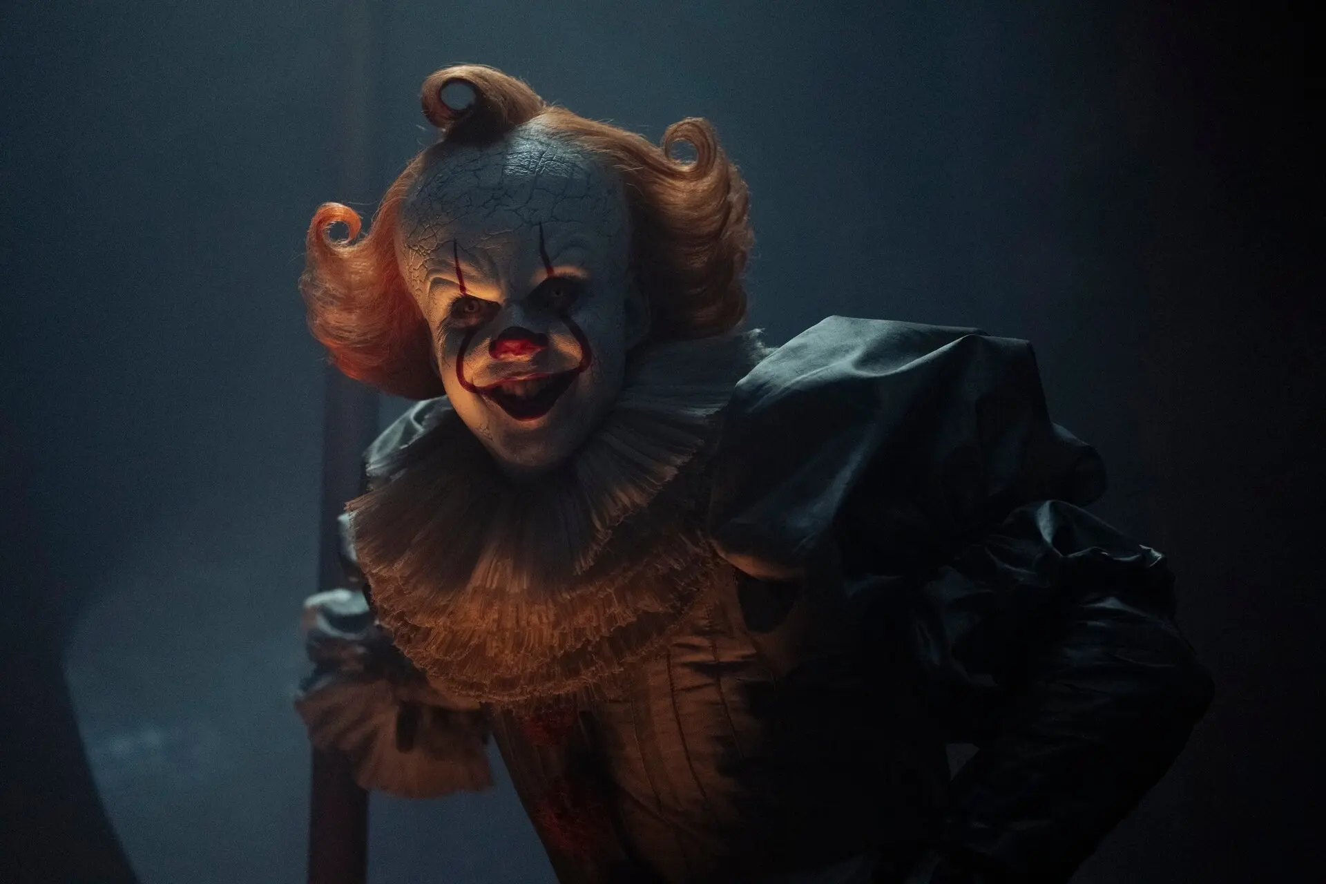 Bill Skarsgard reprises his role as Pennywise the clown in “It: Welcome to Derry,” premiering Sunday on HBO and HBO Max.