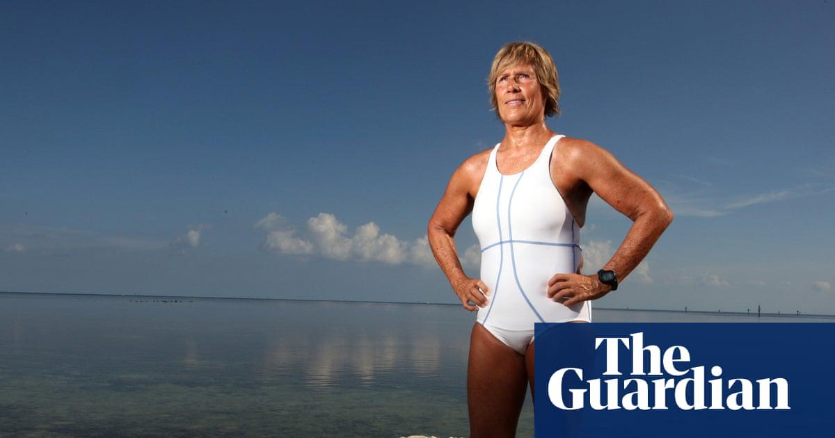 Long distance swimmer Diana Nyad.