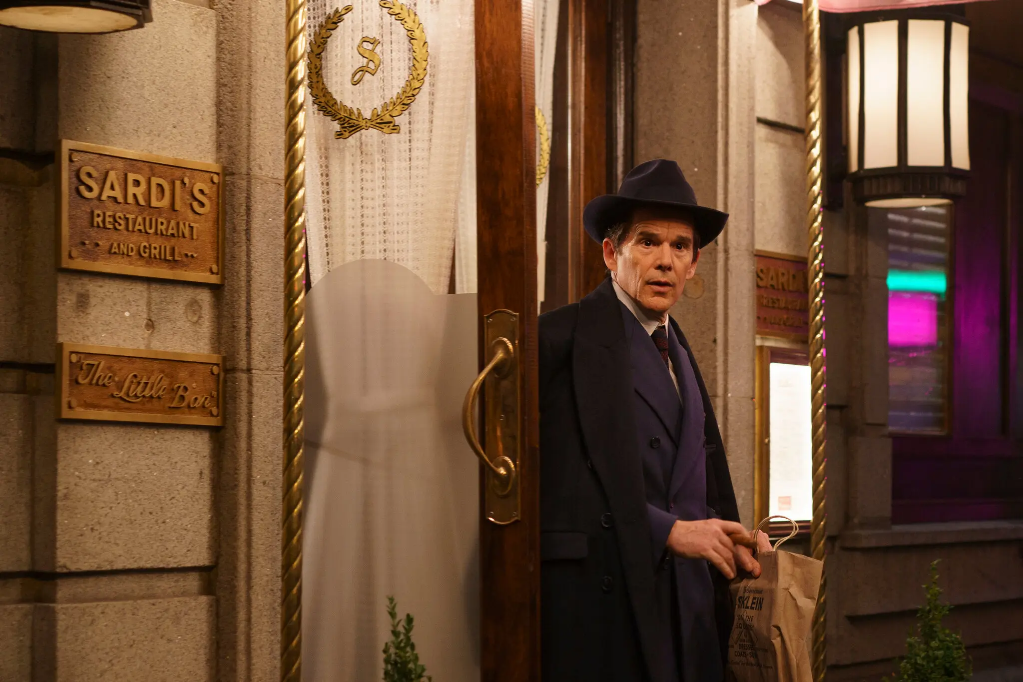 Ethan Hawke as the Broadway lyricist Lorenz Hart in “Blue Moon,” directed by Richard Linklater.