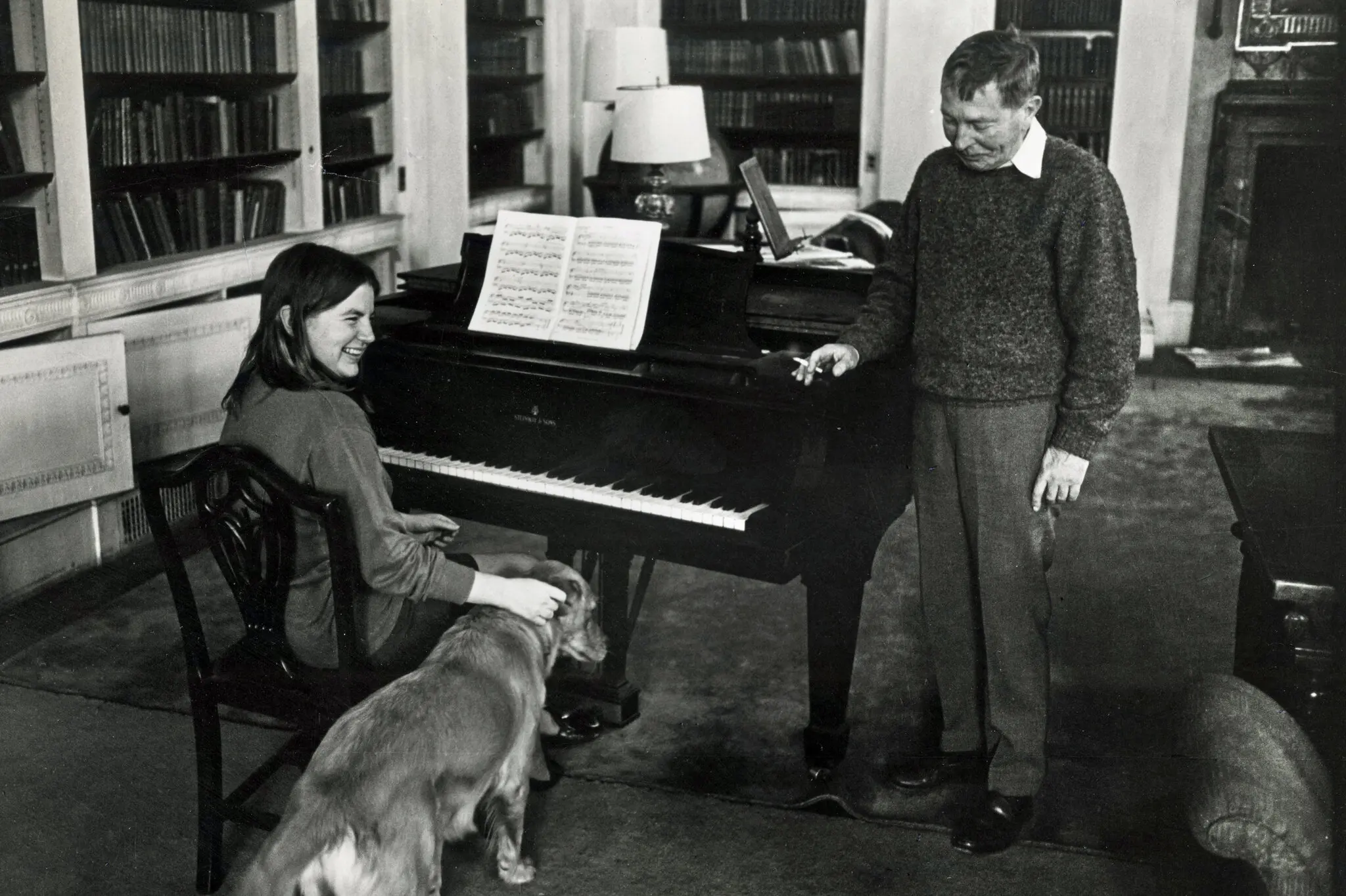Susan Cheever with her father, the Pulitzer Prize-winning writer John Cheever.