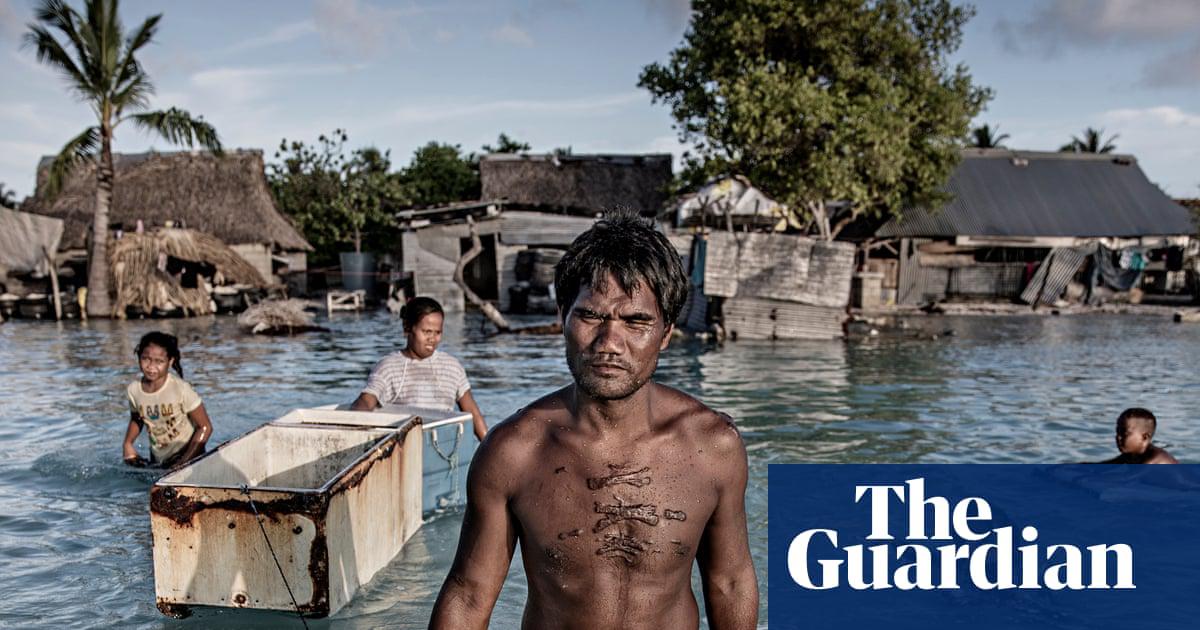 A flooded village in the low-lying island nation of Kiribati. The UN secretary general says Indigenous communities must be better represented at Cop climate summits.