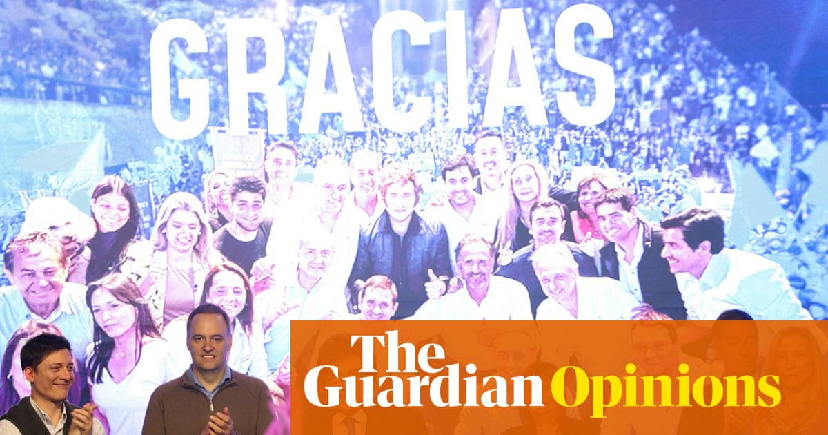 President Javier Milei speaks in Buenos Aires after La Libertad Avanza won the midterm election in Argentina on 26 October.