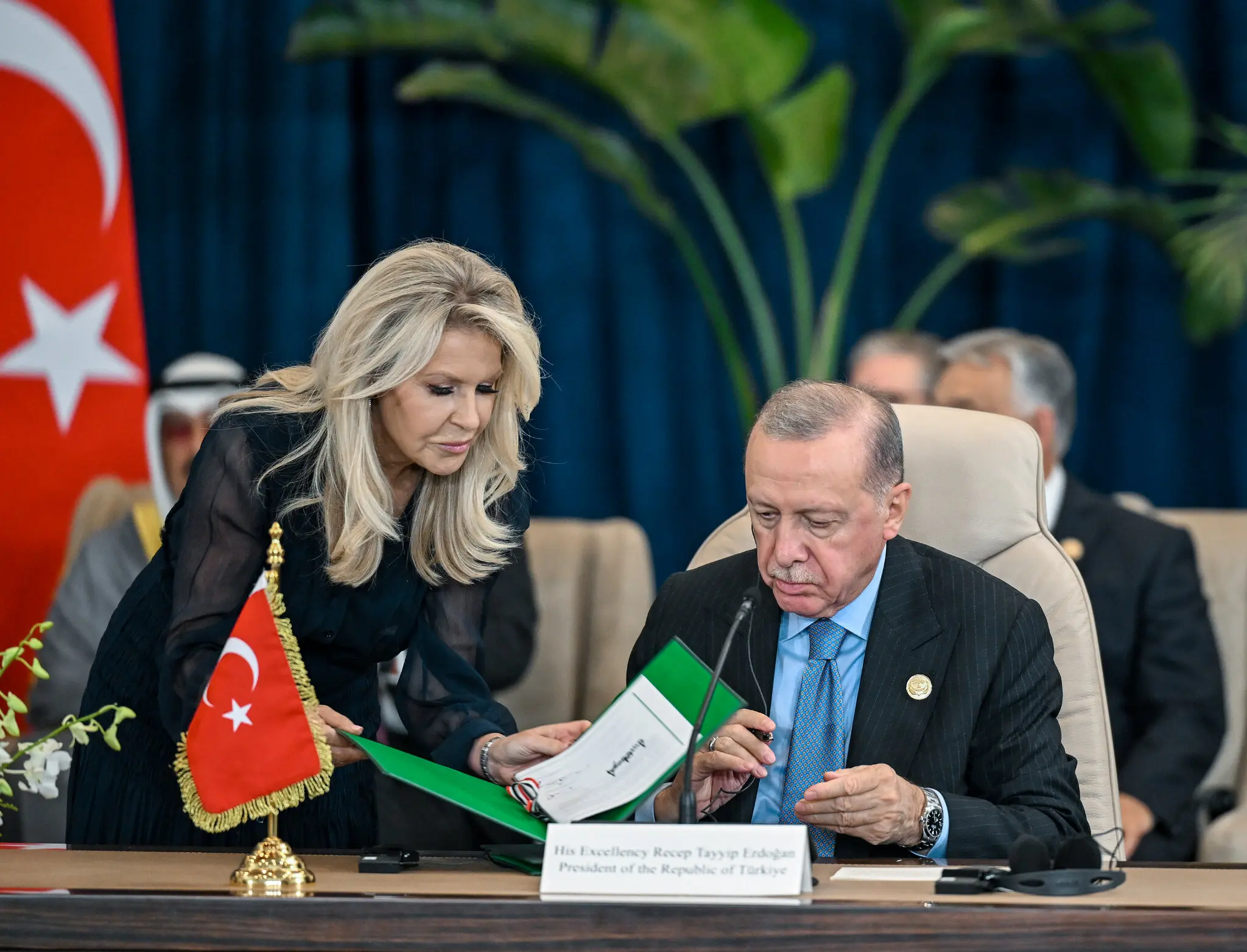 President Recep Tayyip Erdogan of Turkey, at a conference devoted to ending the war in Gaza, this month in Sharm el-Sheikh, Egypt.