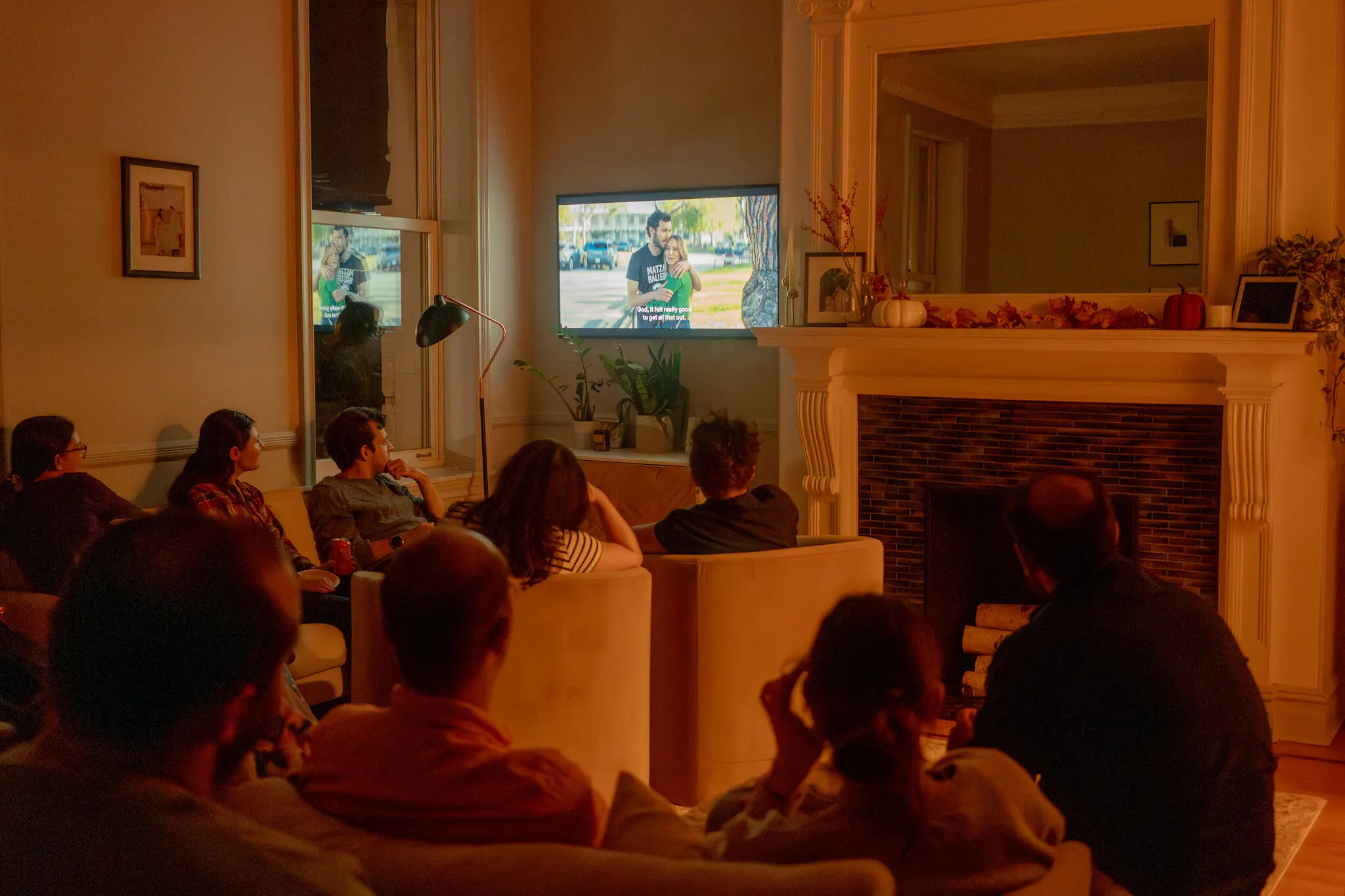 Members of Rabbi Danny Stein’s Jewish community group gathered on Manhattan’s Upper West Side to watch and discuss the Season 2 premiere of “Nobody Wants This.”