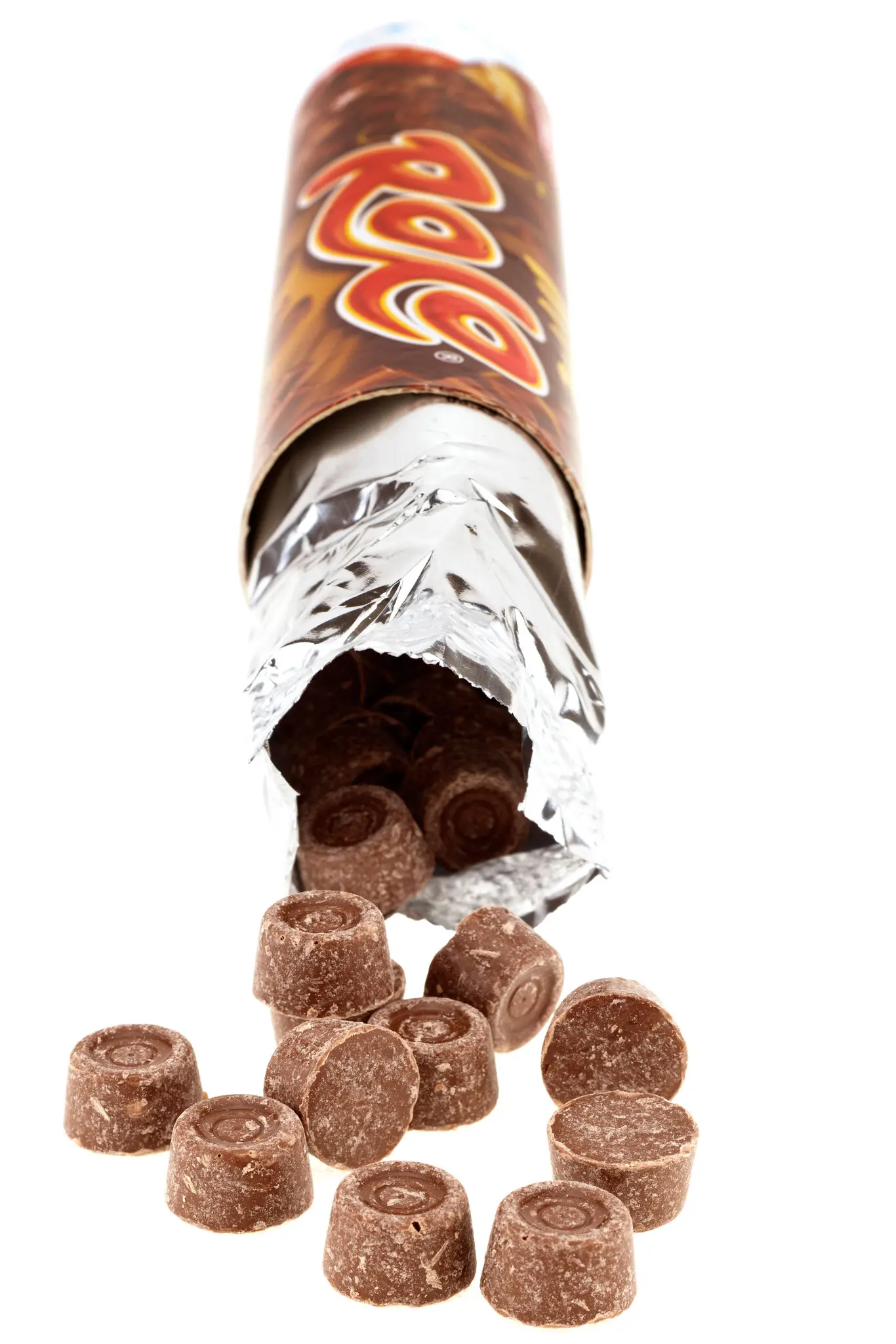 Rolos are one of several candies whose packaging has been changed to omit the phrase “milk chocolate.” They are now called a “rich chocolate candy.”