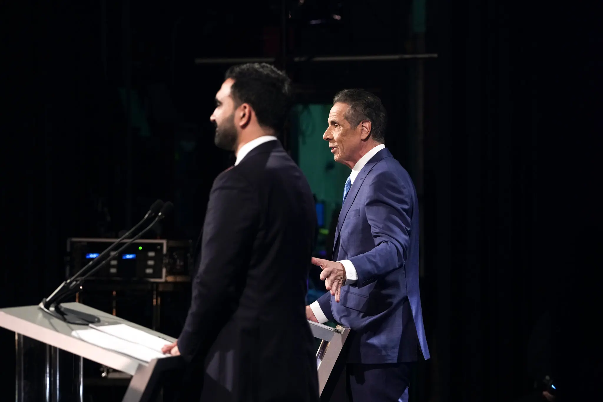 Andrew M. Cuomo and Zohran Mamdani faced off in the mayoral debate at LaGuardia Community College in Queens last week.