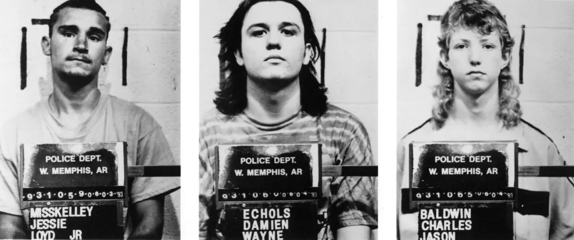 .”From left, Jessie Misskelley, Damien Wayne Echols and Jason Baldwin, the subjects of “Paradise Lost: The Child Murders at Robin Hood Hills